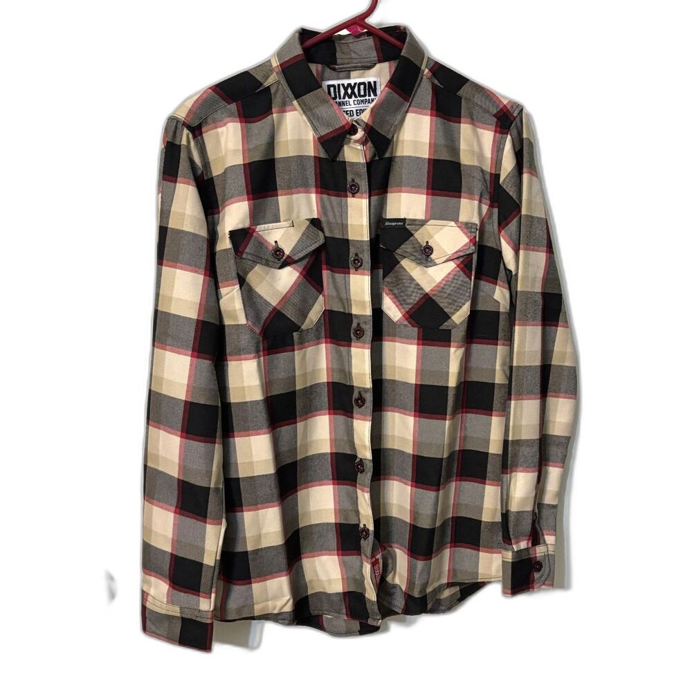 Dixxon Flannel Company Limited Edition Plaid Button Up Shirt Size L Snap-on